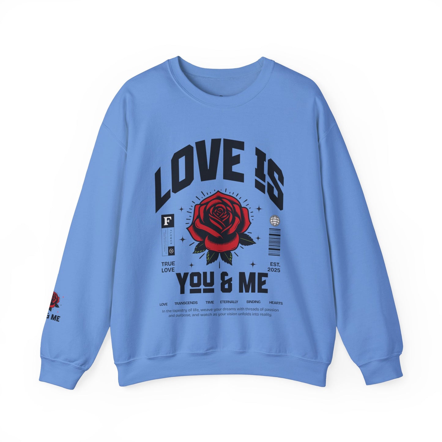 Love is ... Valentines Unisex Heavy Blend™ Crewneck Sweatshirt.