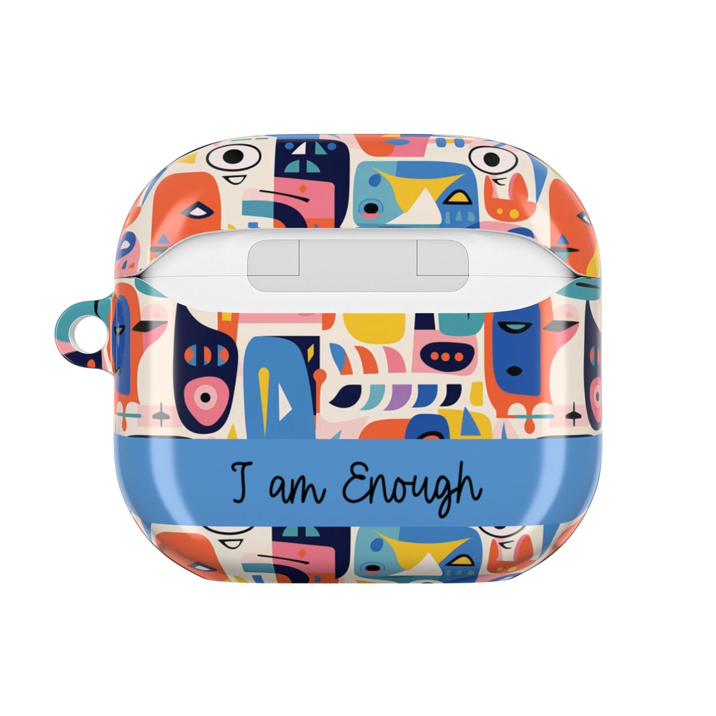Personalized Abstract Art AirPod Case — Colorful Custom Name/Affirmation Design