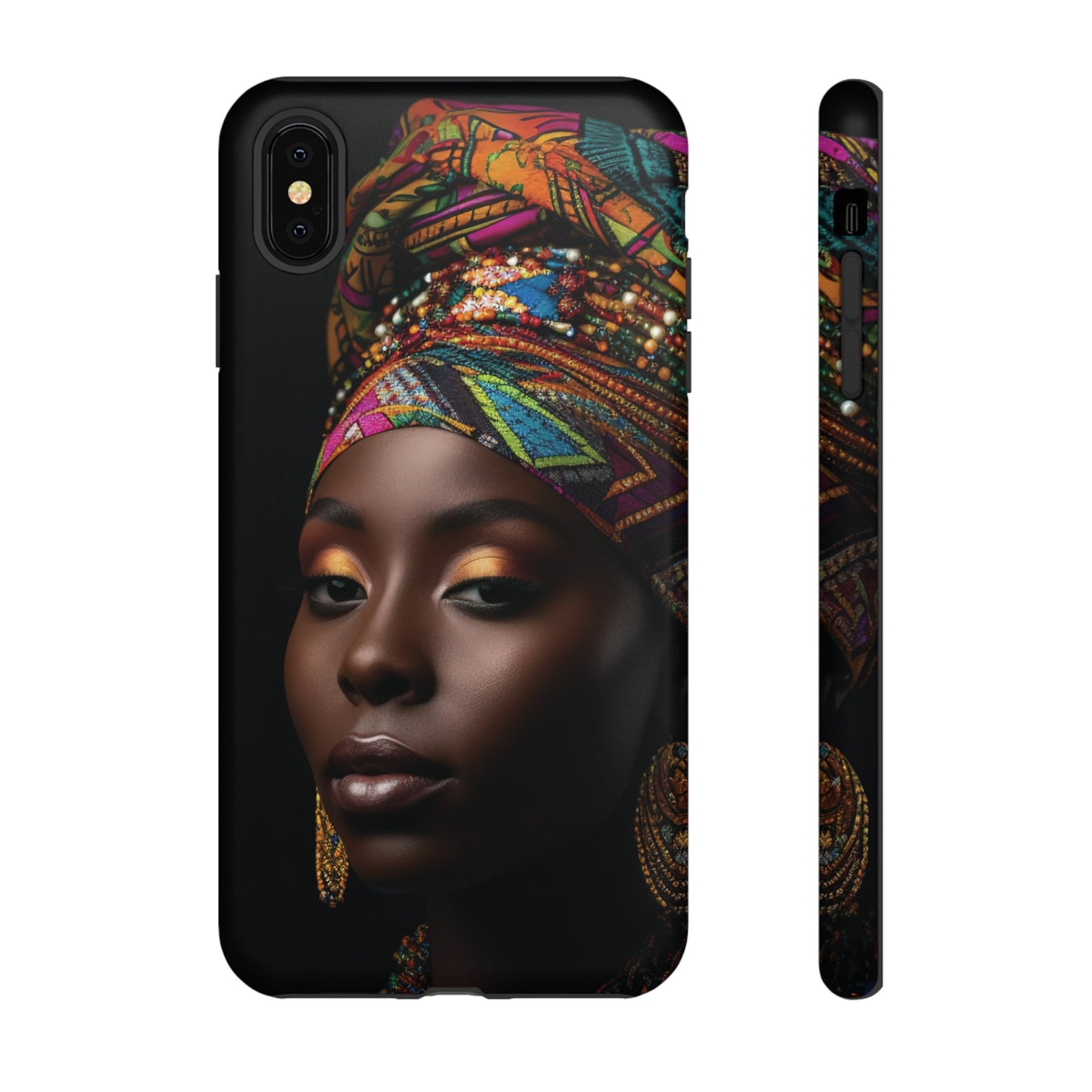 Regal Reflections: African Majesty iPhone Cases