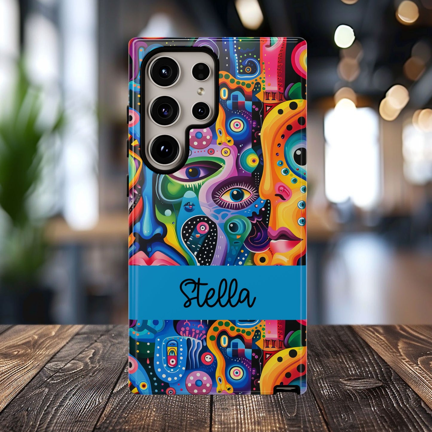 Psychedelic Visions Vibrant Samsung, iPhone and Google Pixel Phone Cases - Colorful Artistic Design