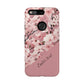 Personalized Cherry Blossom Tough Phone Case — Pink Floral Protective Case for Samsung & Google