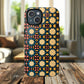 Celestial Spice Tiling Colorful Tough Magnetic iPhone Case, Unique iPhone Cover, Artistic Mobile Shell, Durable Design Accessory, Trendy Gift Idea, MagSafe® iPhone Case.