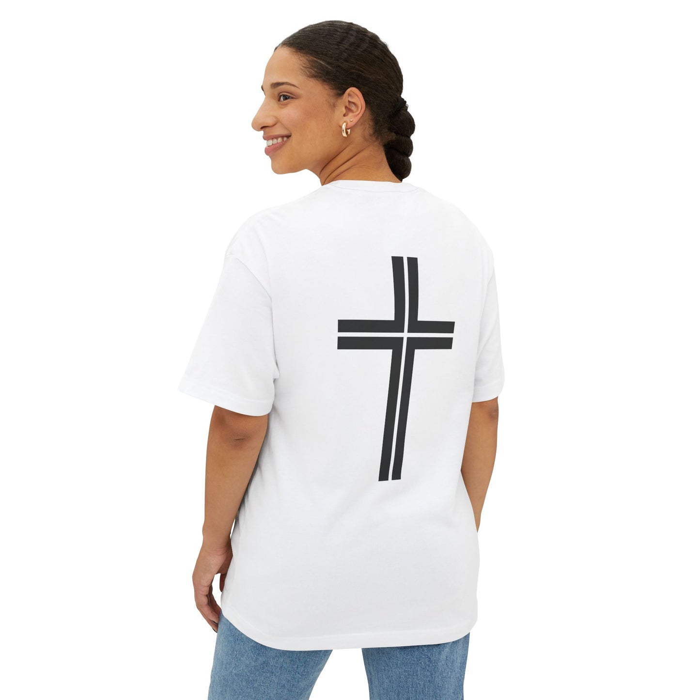 JESUS Charm Unisex Oversized Bella Canvas Boxy Tee