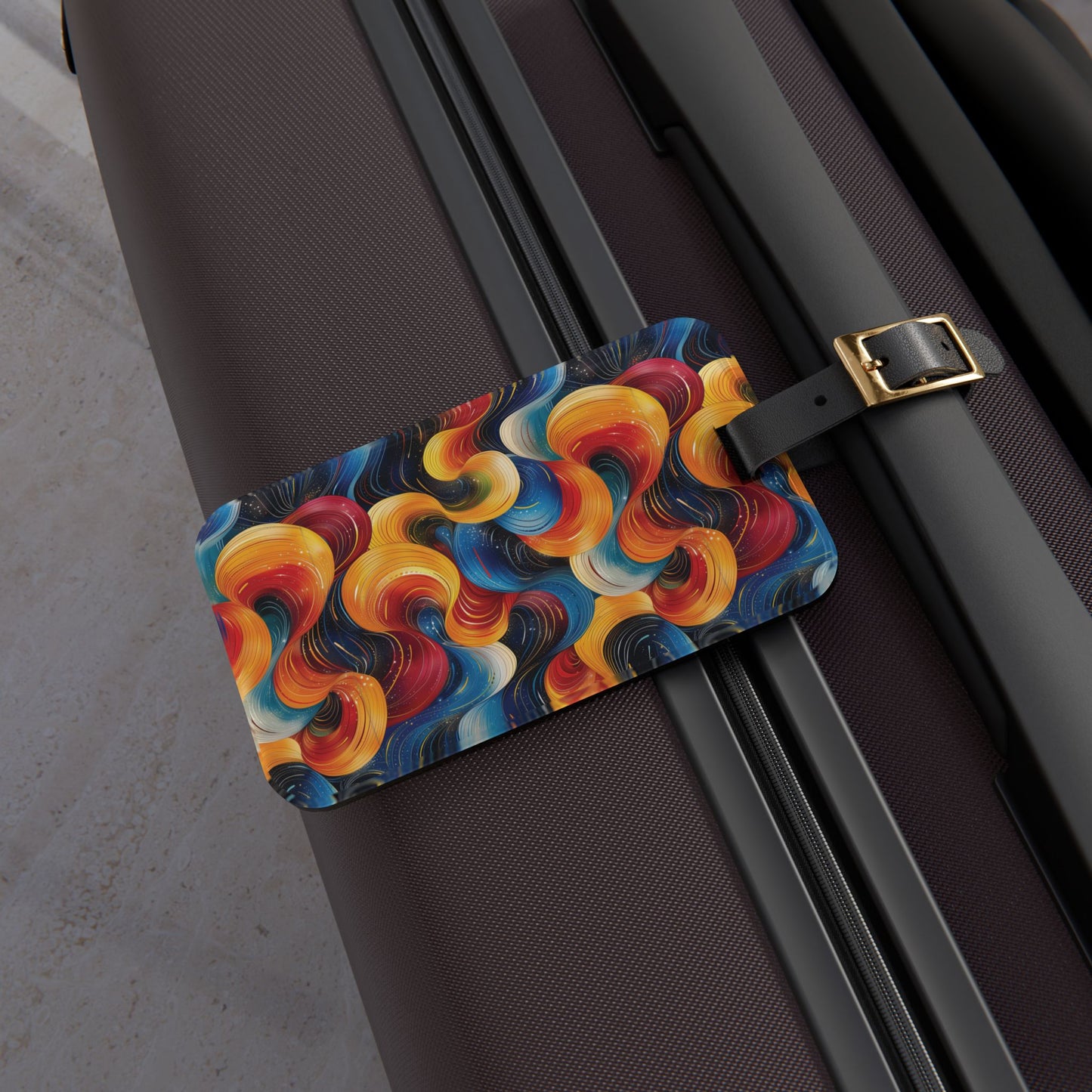 Cosmic Swirl Luggage Tag