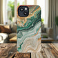 Stylish Tough Acrylic Magnetic iPhone Cases for Everyday Protection, Marble Design, Unique Gifts for Tech Lovers, Holiday Essentials