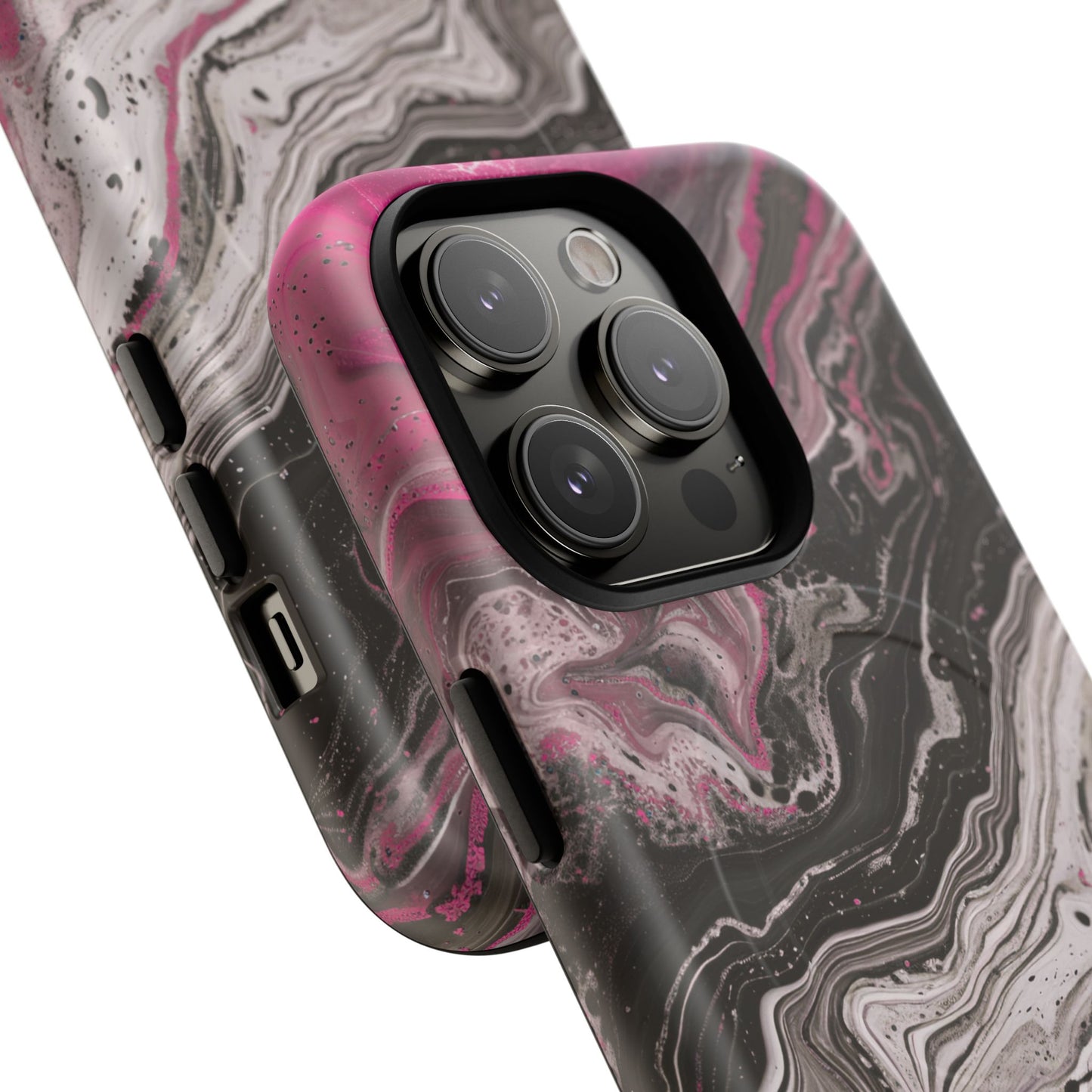 Stylish Magnetic iPhone Cases for Tough Protection, Trendy iPhone Covers, Gift for Teens, Modern Tech Accessories, Marble iPhone Design Cases