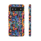 Psychedelic Visions Vibrant Samsung, iPhone and Google Pixel Phone Cases - Colorful Artistic Design
