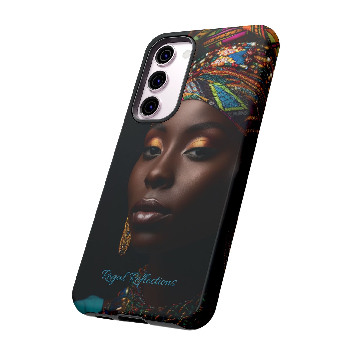 Regal Reflections: African Majesty iPhone, Samsung and Google Tough Phone Cases.