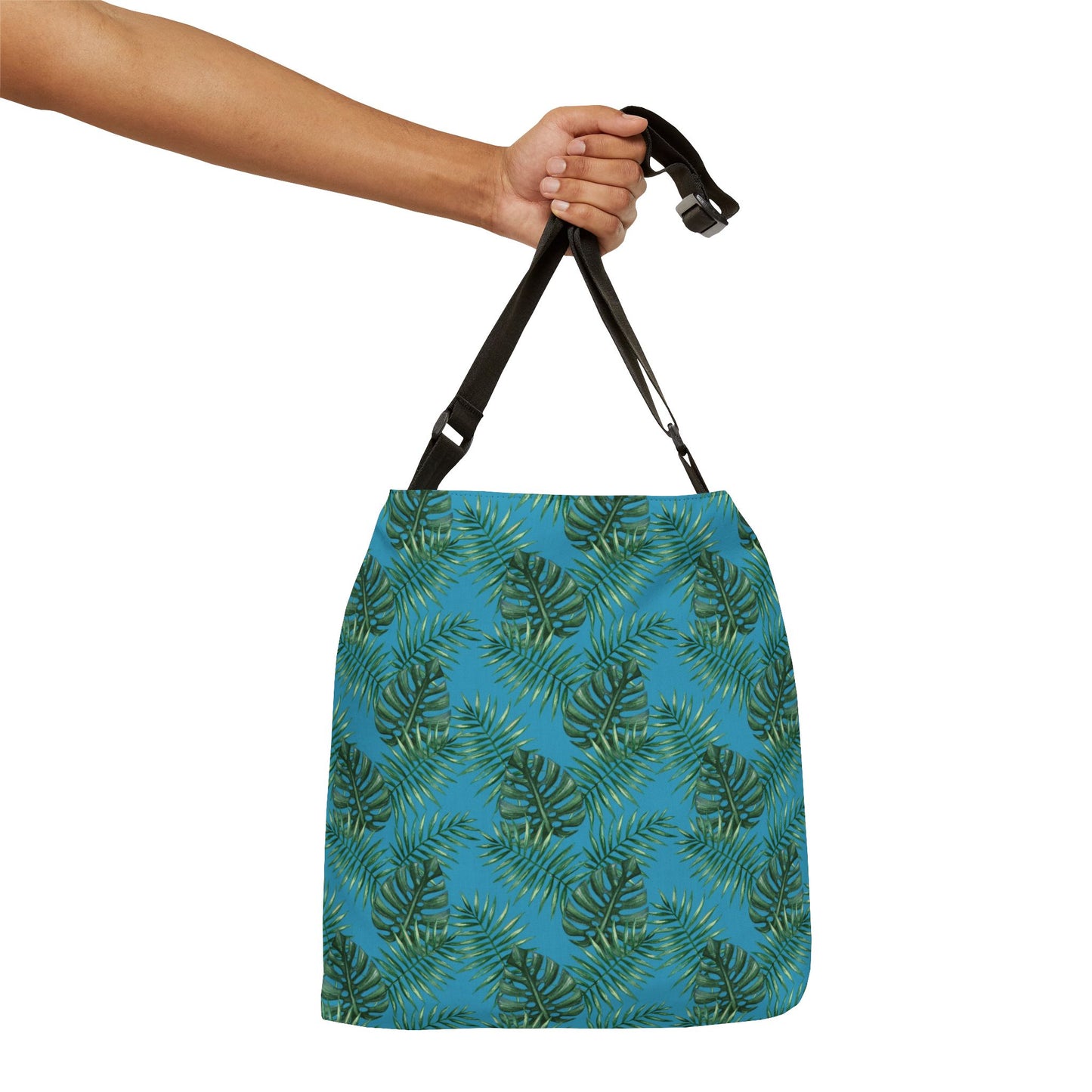 Turquoise Tropical Bliss Adjustable Tote Bag (AOP)