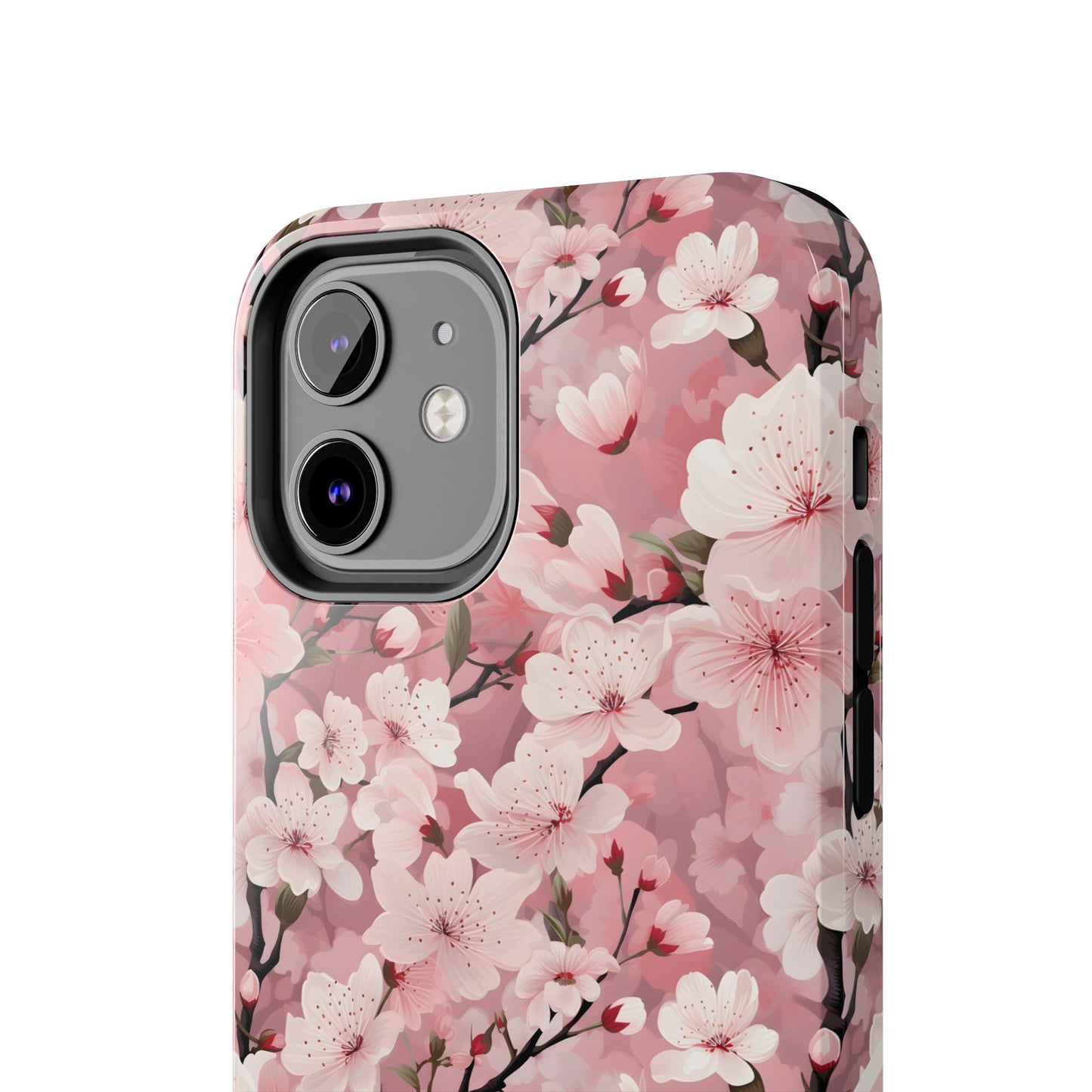 Personalized Cherry Blossom iPhone and Samsung Tough Phone Cases