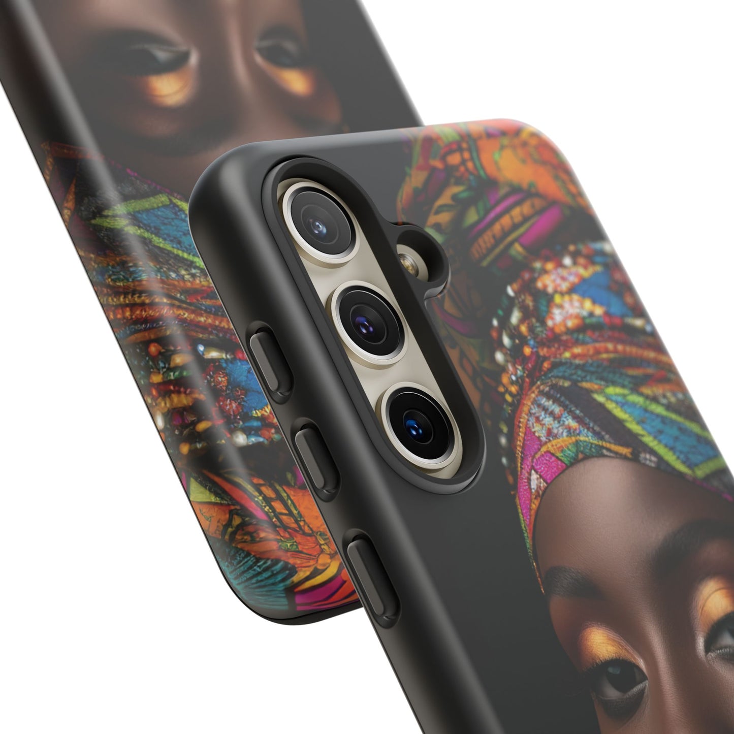 Regal Reflections: African Majesty Tough Google Pixel, iPhone and Samsung Cases.