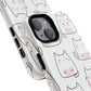 Cute Kawaii Cat Tough Magnetic iPhone Case, Cute Cat Lover Gift, Kawaii iPhone Cover, Tough iPhone Case, Unique Pet Themed Accessory,