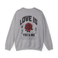 You and Me Valentines Unisex Heavy Blend™ Crewneck Sweatshirt.