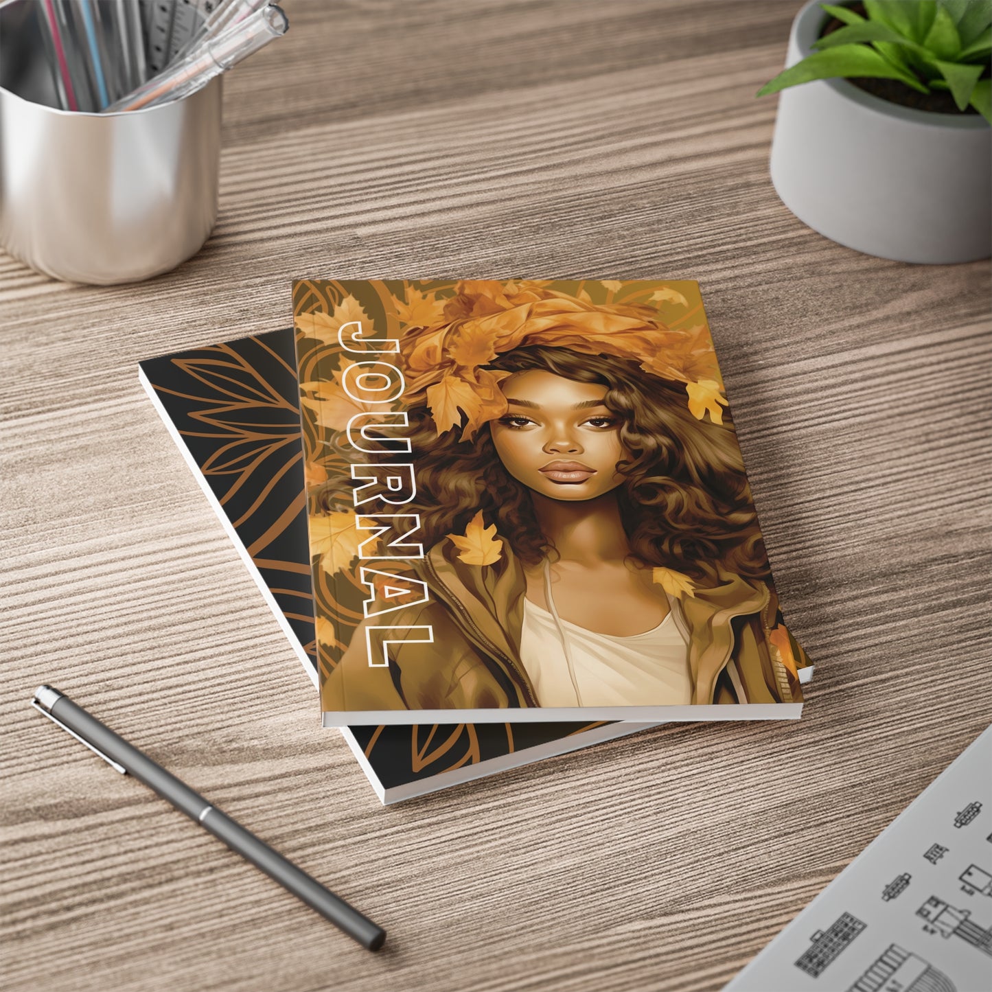 Autumn Dreams Softcover Journal Notebook, A5 - Inspirational Journal for Gratitude, Planning, Creativity, Gifts, Home Office