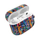 Psychedelic Visions Colorful Artistic AirPod Case - Unique Design for Music Lovers