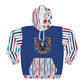 Patriotic Pride Dye Unisex Pullover Hoodie (AOP)