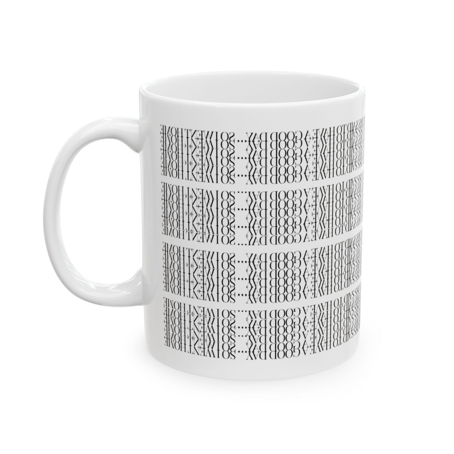 Funny Hidden Message Mug - “My Boss said to have a good day… so I went home.”- Viral Optical Illusion Mug - Secret Sarcastic Work Message - Dishwasher Safe, Unique Gifts for Coffee Lovers, Home & Office Decor, Holiday Present.