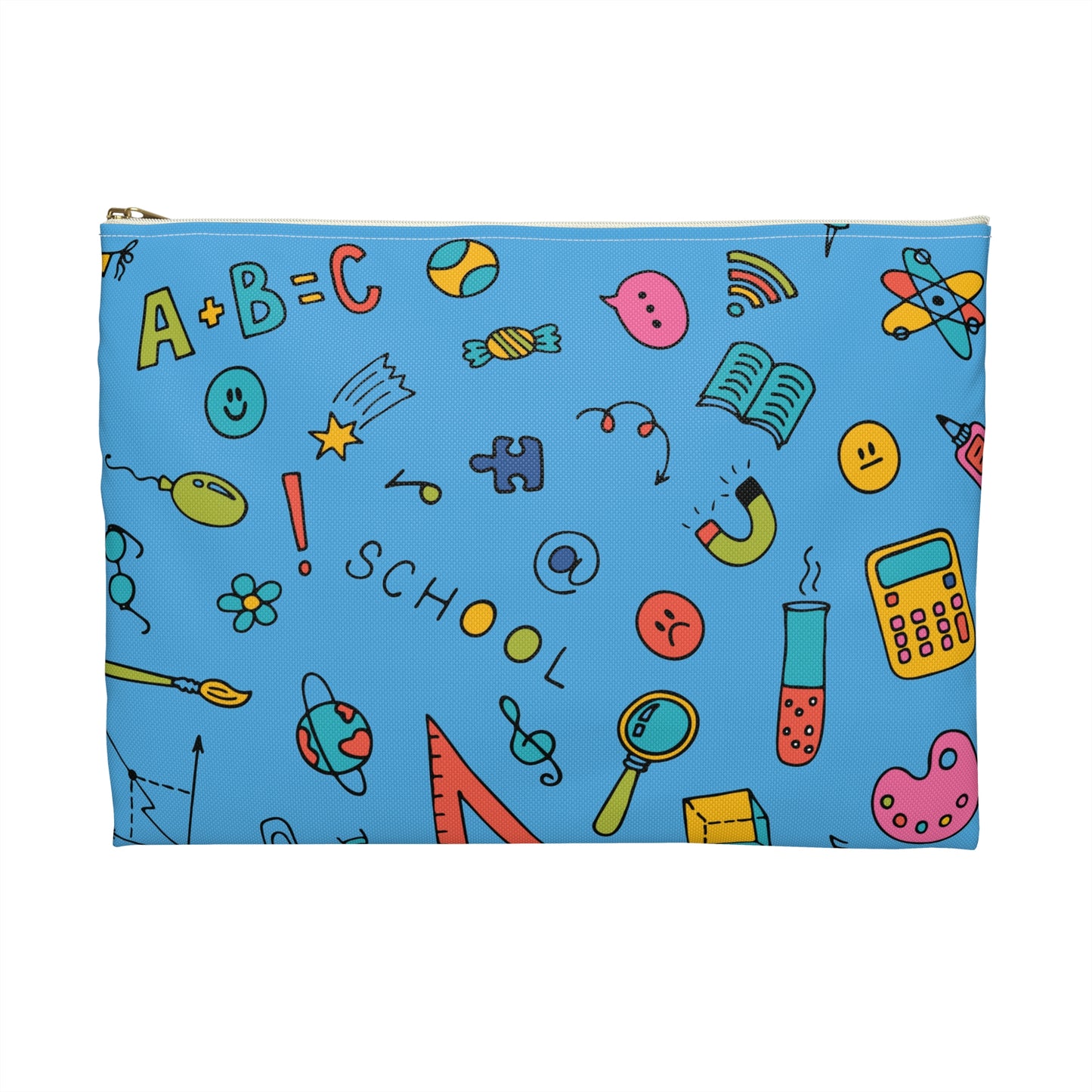 Personalized Classroom Couture Composition Book Inspired Accessory Pouch, Kids School Supplies, Classroom Organizer, Teacher Gift, Fun Stationery Case, Back to School