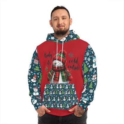 That Ugly Christmas Fashion Hoodie with All-Over Print - Unisex Medium Heavy Fabric