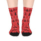 Winter Wonderland Red Mid-Length Socks