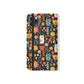 Whimsical Feline Garden iPhone and Samsung Flip Cases