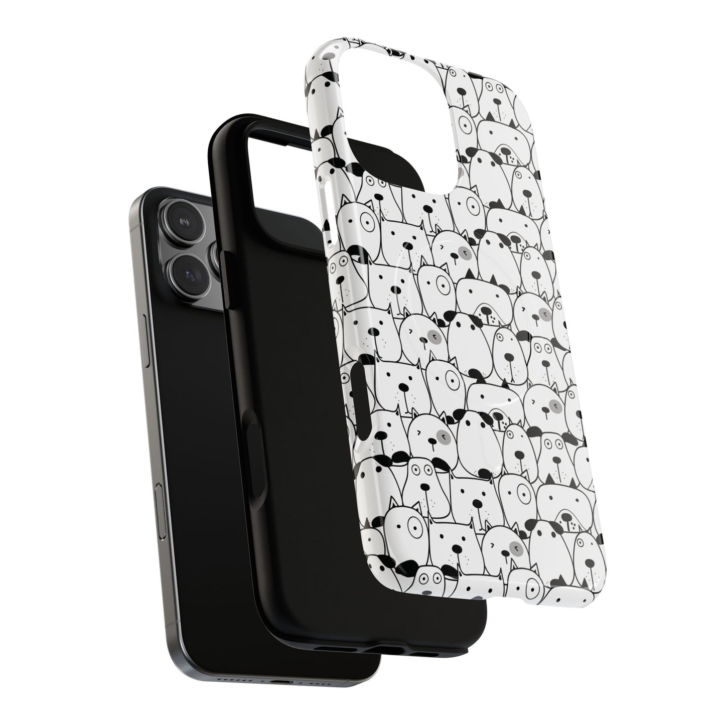 Cute Animal Pattern Phone Case, Tough Magnetic Cases for Pet Lovers, Gifts for Birthday, Holiday, Cute Accessories, Phone Covers