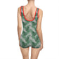 Grey Tropical Bliss Women's Vintage Swimsuit (AOP)