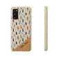 Personalized Whispering Feathers Samsung and iPhone Biodegradable Case, Custom Name Case.