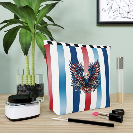 Patriotic Pride Cotton Cosmetic Bag