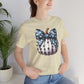 Polka Dot Pumpkin Charm Unisex Jersey Short Sleeve Tee