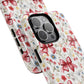Personalized Rosette Coquette Floral Phone Case - Tough MagSafe® Magnetic Cases, Protective Cover, Stylish Tech Accessory, Gifts for Her