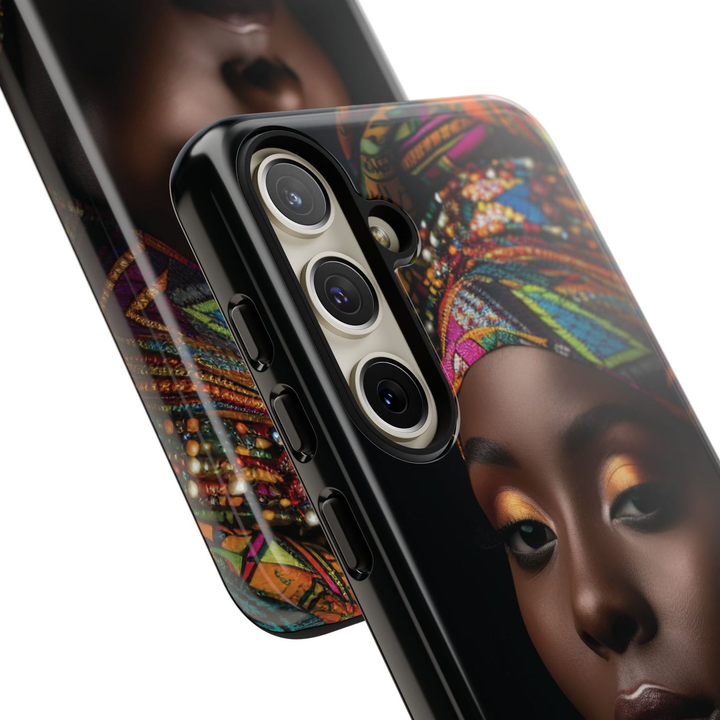 Regal Reflections: African Majesty iPhone, Samsung and Google Tough Phone Cases.