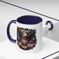 4th of July Eagle Coffee Mug — Patriotic American Flag Accent Mug (11/15oz)