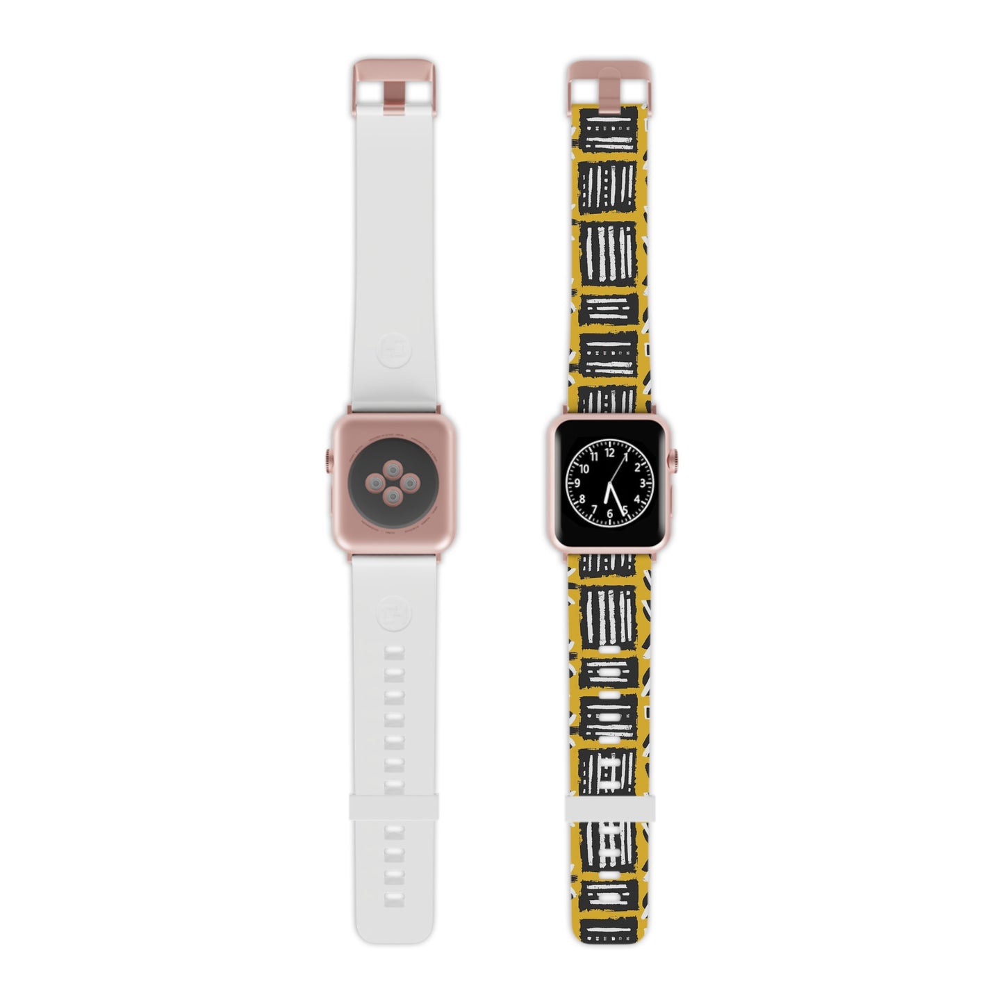 Tribal Vibes Stylish Apple Watch Band – Modern Geometric Design.