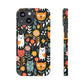 Whimsical Feline Garden Slim Cases for iPhone and Samsung Phones