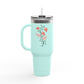 LOVE Coquette  40oz Travel Mug, Coquette Tumbler, Gift for Her.