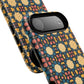 Celestial Spice Tiling Colorful Tough Magnetic iPhone Case, Unique iPhone Cover, Artistic Mobile Shell, Durable Design Accessory, Trendy Gift Idea, MagSafe® iPhone Case.