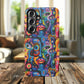 Psychedelic Visions Vibrant Samsung, iPhone and Google Pixel Phone Cases - Colorful Artistic Design