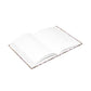 Personalized Stained Glass Lotus Blossom Hardcover Notebook — Custom Name and Affirmation Puffy Cover Journal.