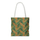 Brown Tropical Bliss Tote Bag