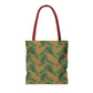 Brown Tropical Bliss Tote Bag