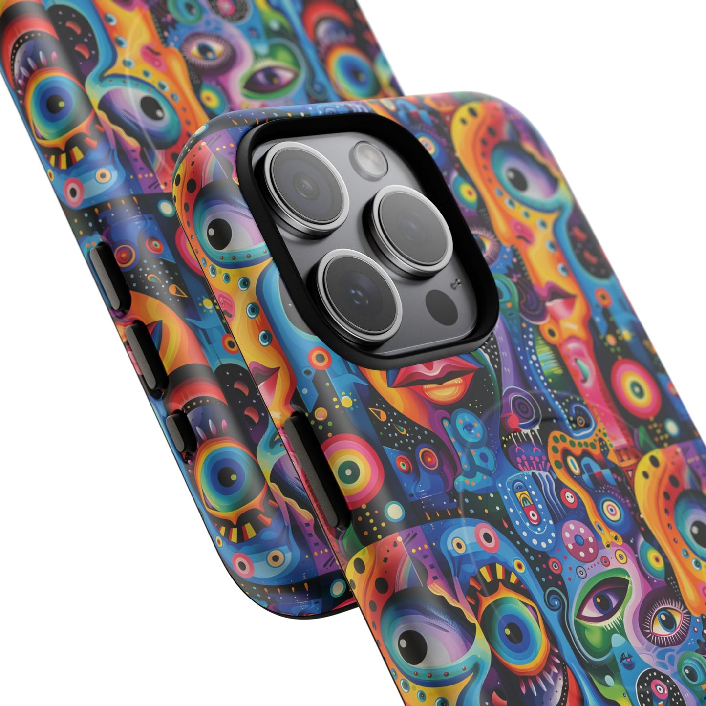 Psychedelic Visions Tough iPhone Magnetic Case - Unique Art iPhone Cover