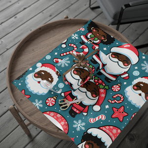Wrapping Papers - Santa Claus Holiday Collection - Matte or Glossy Finish - 90gsm Paper