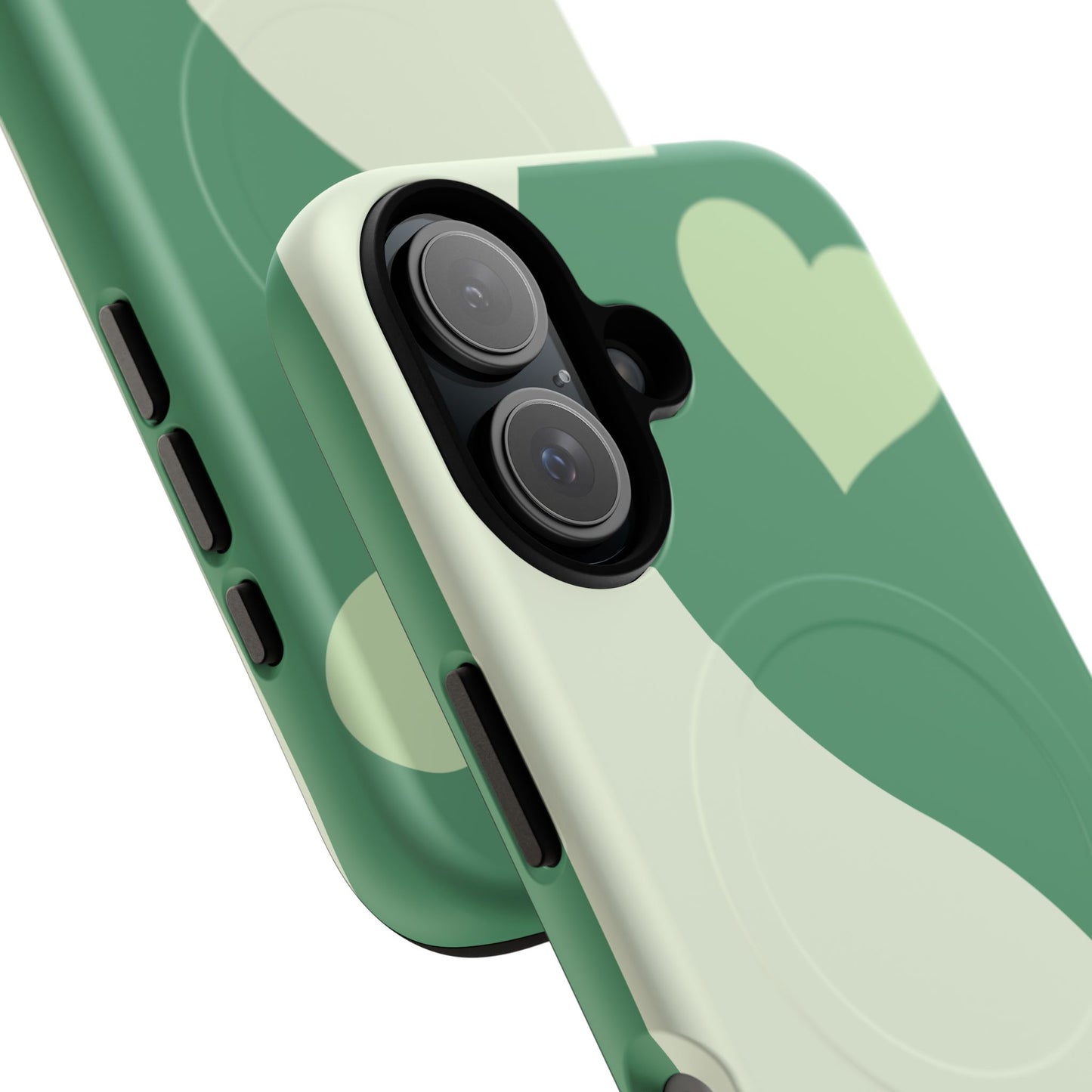 Tough Magnetic iPhone Case with Heart Design, Perfect for Gifts, Valentine's Day, Everyday Use, Stylish Protection, IPhone Cover