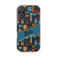 Phone Case — Colorful Abstract Faces Clear Impact-Resistant Case