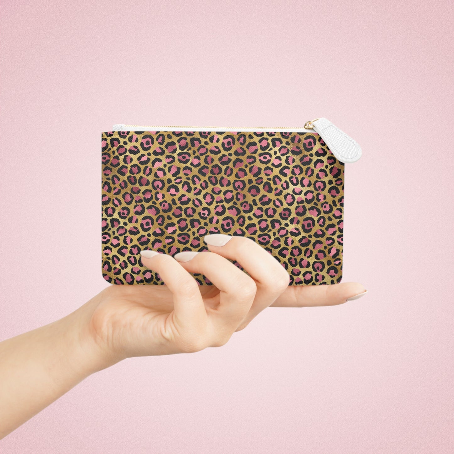 Trendy Leopard Luxe Print Mini Clutch Bag - Stylish and Functional Accessory