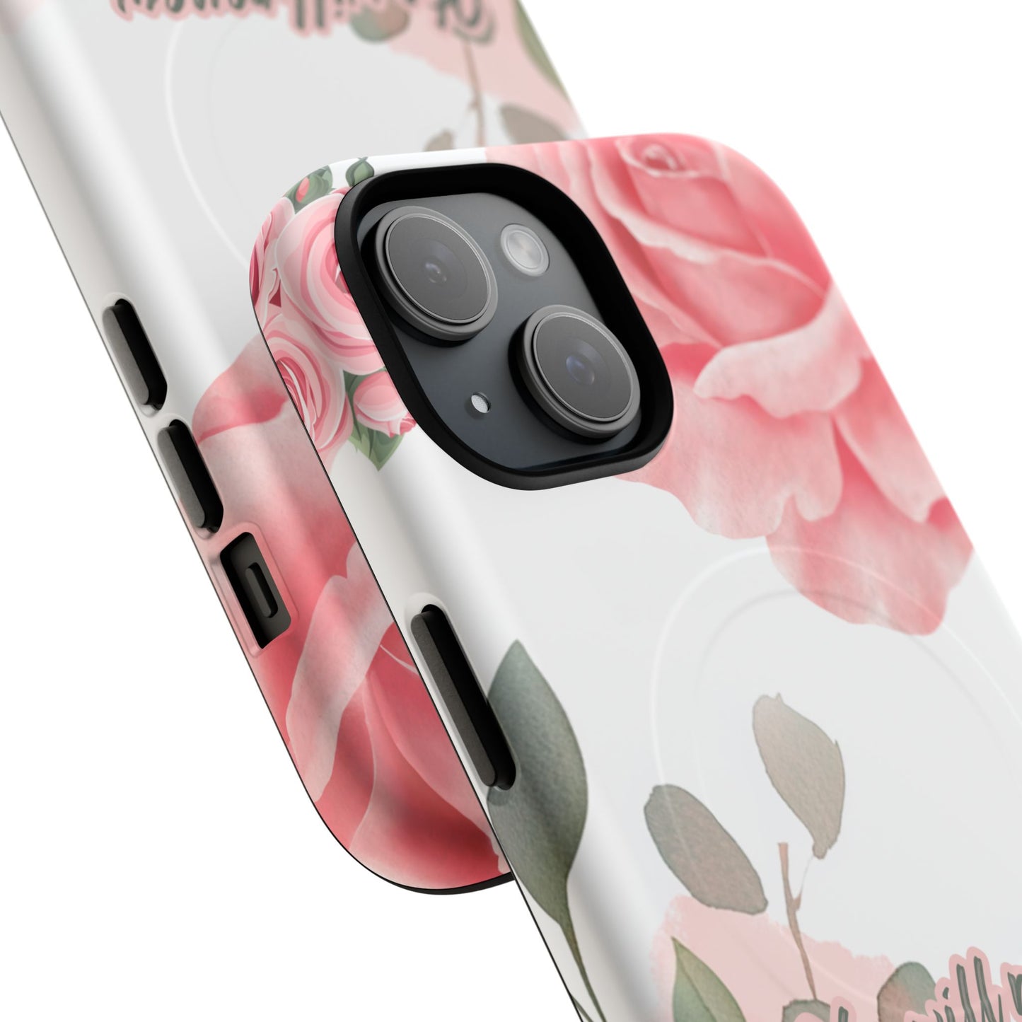 You will Renew your Strength Isaiah 40:11, Inspirational Gift, Tough iPhone Magnetic Case Scripture, Floral Bible Verse, MagSafe® iPhone®, iPhone 14, iPhone 15, iPhone 16, Pro, Pro Max, Plus.