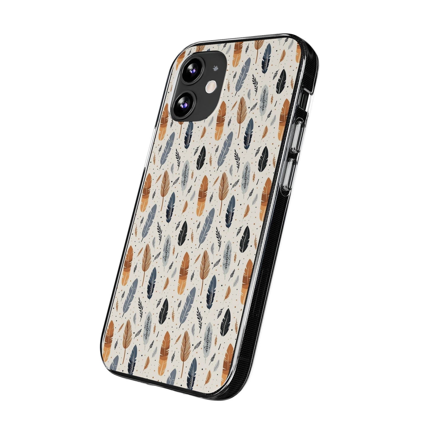 Whispering Feathers Soft iPhone, Google and Samsung Cases