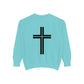 GOD is LOVE Unisex Comfort Colors Garment-Dyed Sweatshirt