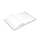 Personalized Stained Glass Lotus Blossom Hardcover Notebook — Custom Name and Affirmation Puffy Cover Journal.